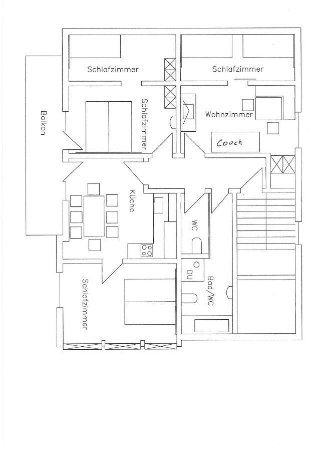 Apartmán Haus Bahl Schruns Exteriér fotografie